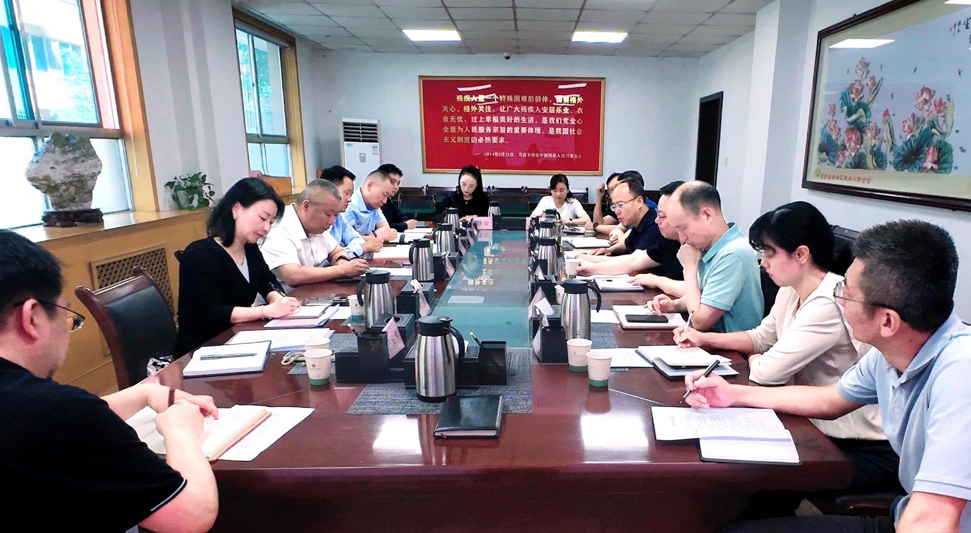 強(qiáng)盛一行赴西安市殘疾人聯(lián)合會開展專題調(diào)研——共商殘疾人康復(fù)養(yǎng)老事業(yè)發(fā)展，探索科技助殘服務(wù)新模式